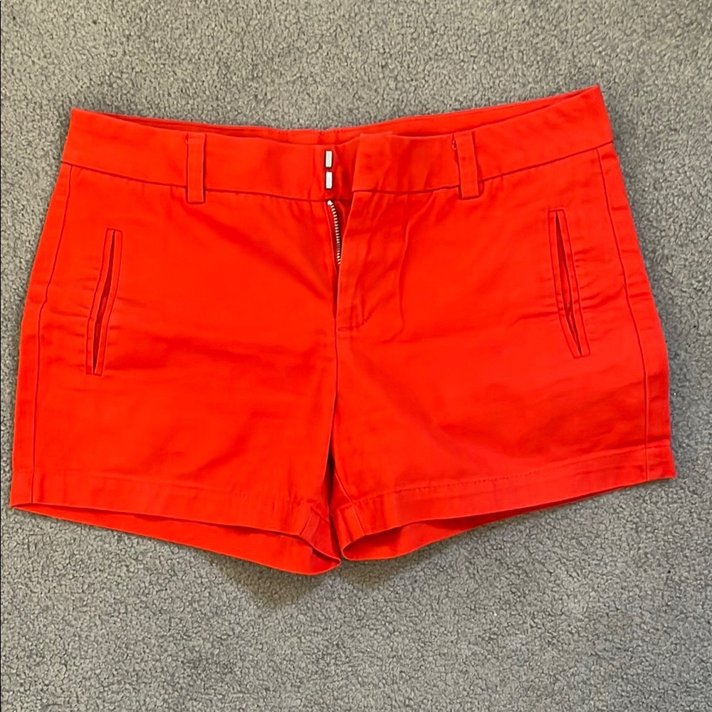 Vibrant Red/Orange Women's Shorts